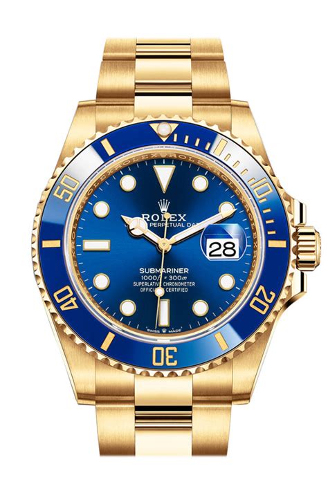 submariner rolex blue and gold|Rolex Submariner blue bezel price.